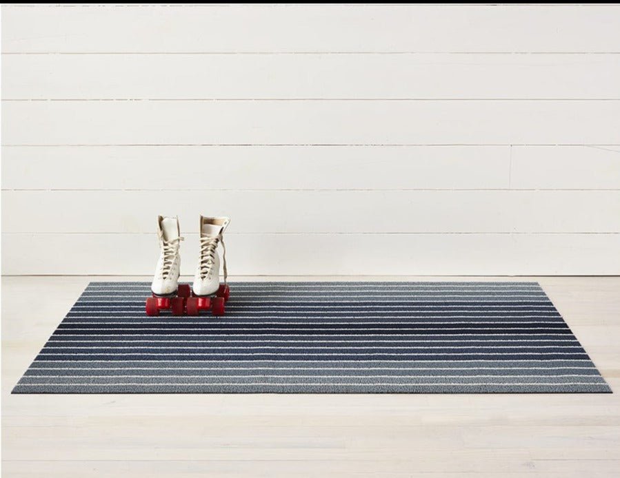 Block Stripe Shag Floor Mat - DIGS