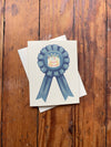 Blue Ribbon Birthday Card - DIGS