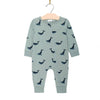 Blue Whale Zip Romper - DIGS