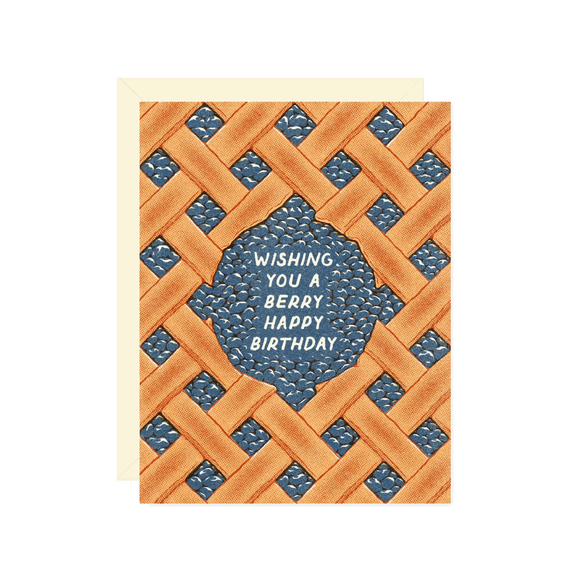 Blueberry Pie Birthday Card - DIGS