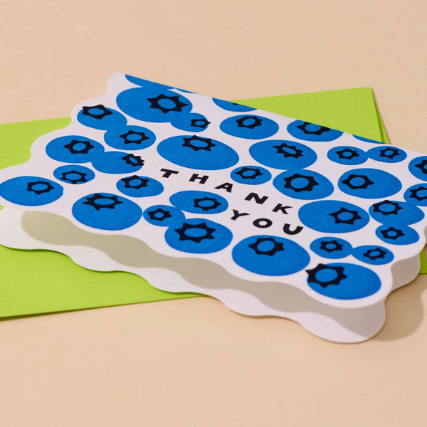 Blueberry Thank You Card Set - DIGS