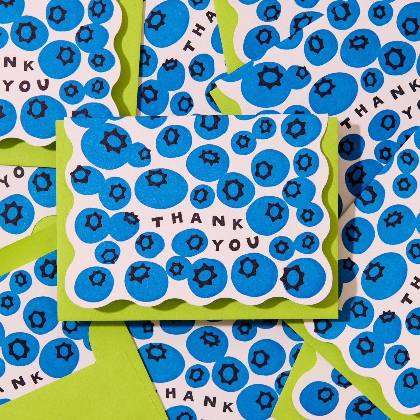 Blueberry Thank You Card Set - DIGS