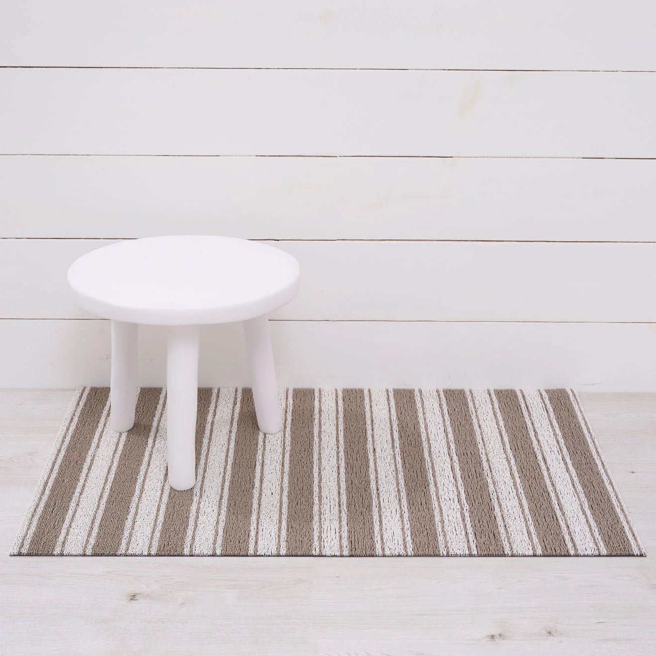 Boardwalk Stripe Shag Floor Mats - DIGS