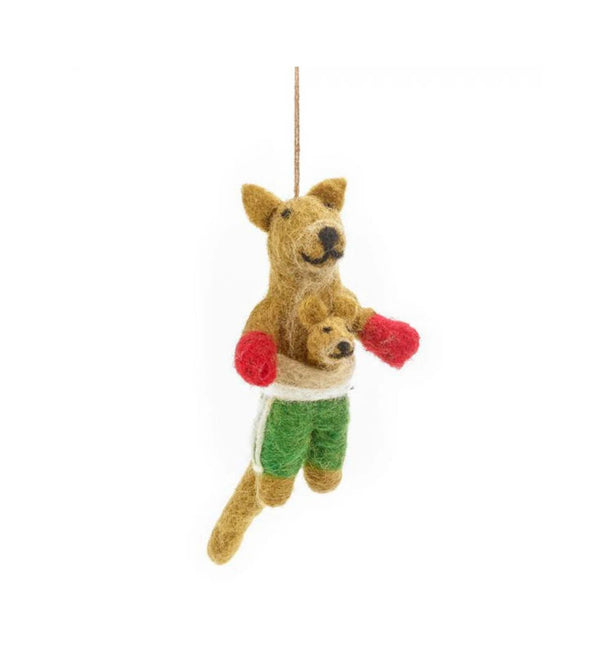 Bobby the Boxing Kangaroo Ornament - DIGS