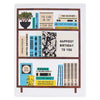 Book Shelves Birthday Card - DIGS