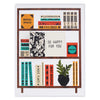 Book Shelves New Home Card - DIGS