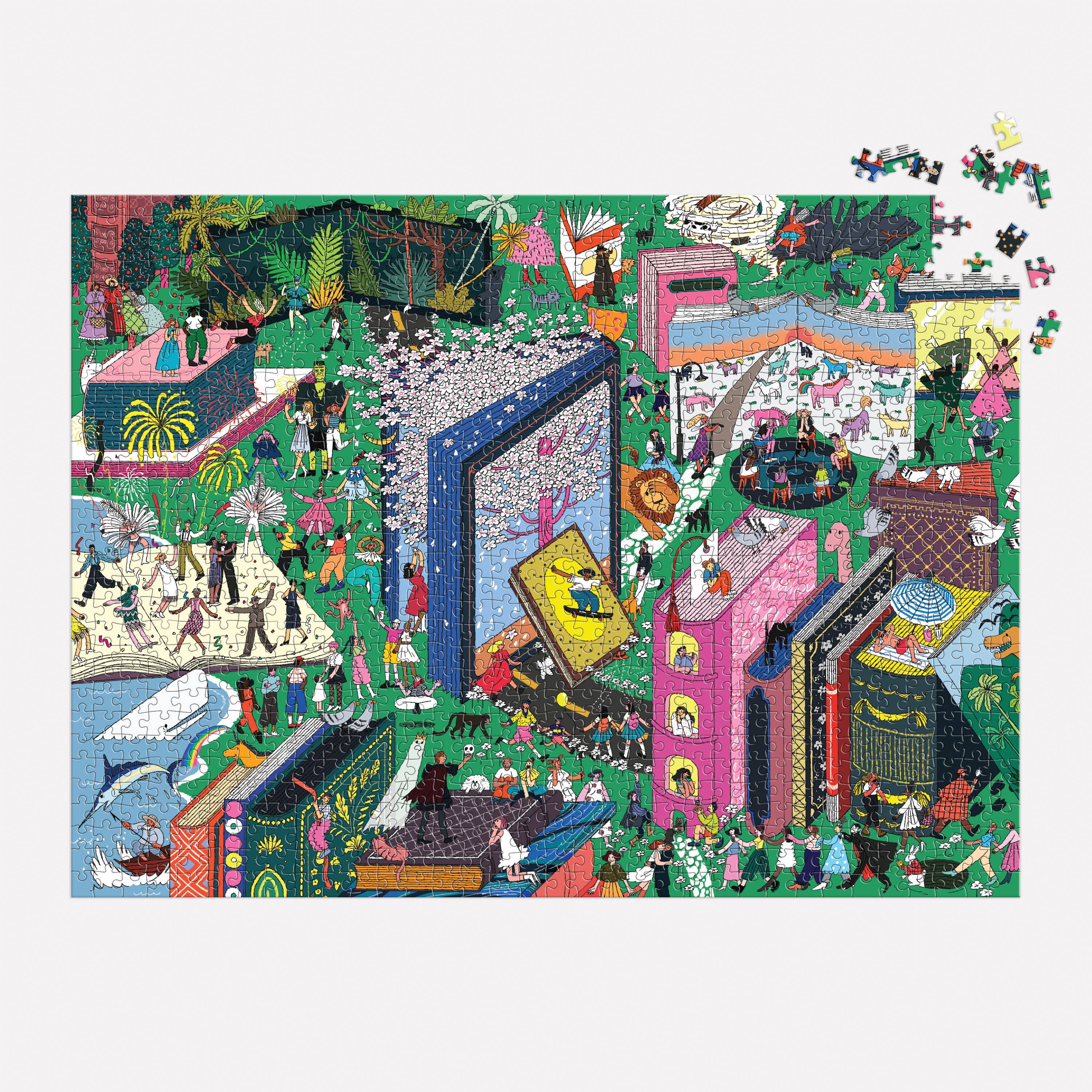 Book World 1000 Piece Puzzle - DIGS