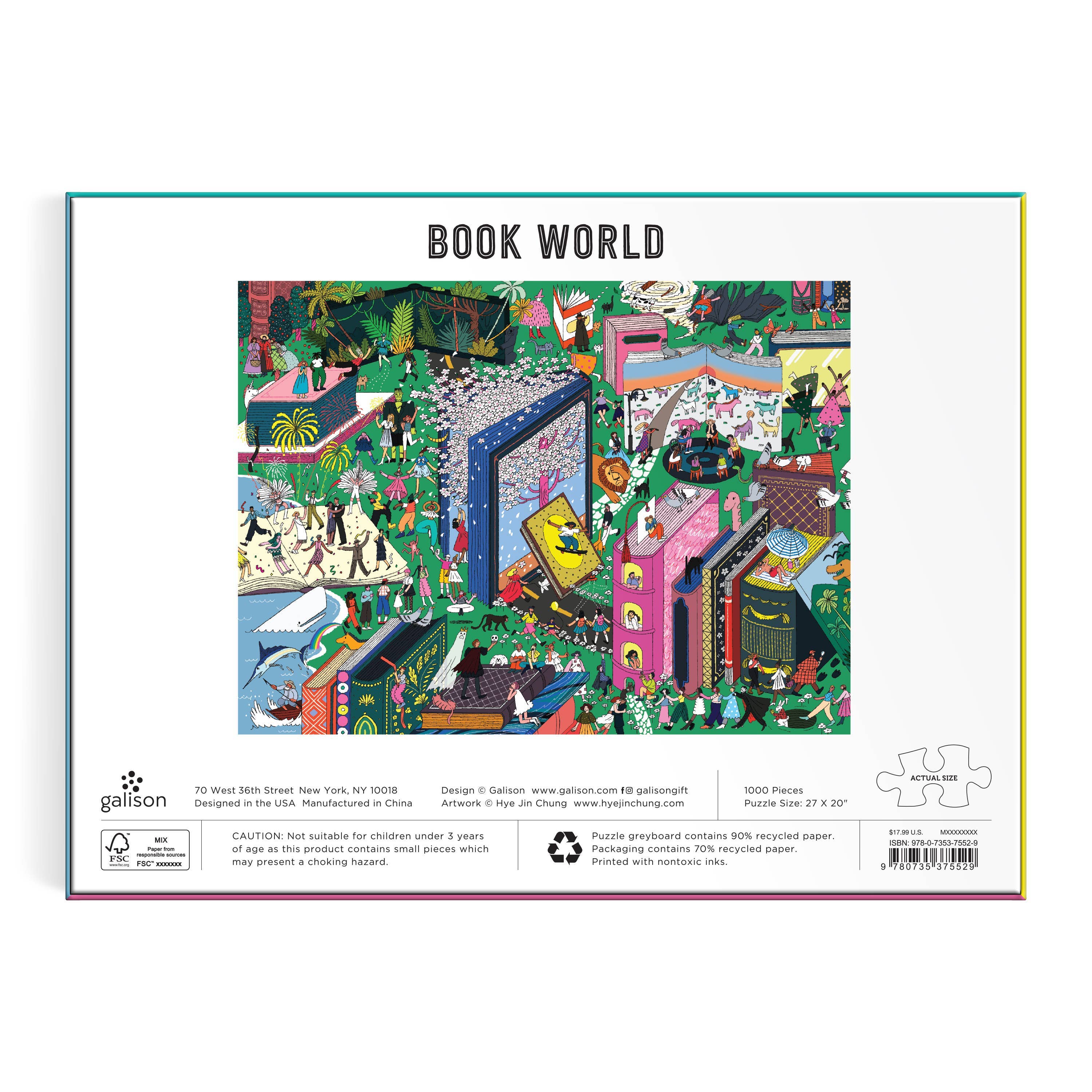 Book World 1000 Piece Puzzle - DIGS