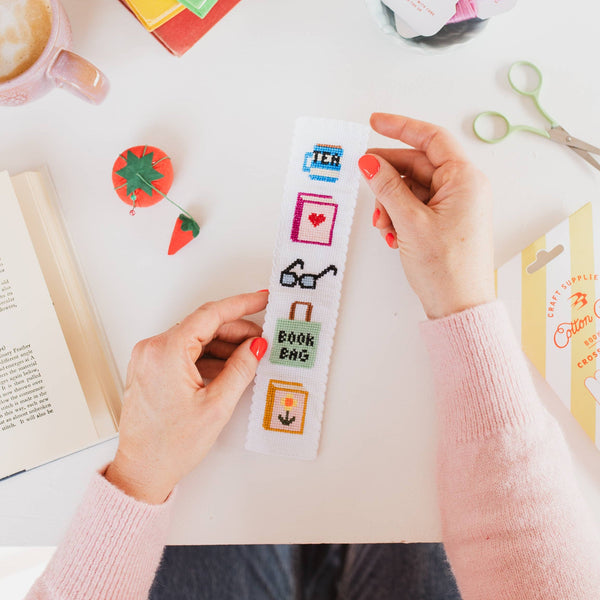 Bookish Cross Stitch Bookmark Kit - DIGS