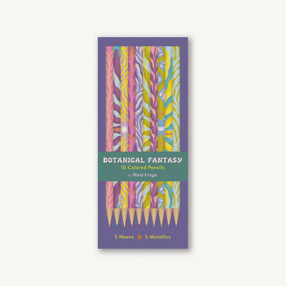 Botanical Fantasy: 10 Colored Pencils - DIGS