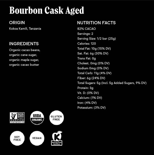 Bourbon Cask Aged Chocolate Bar - DIGS