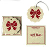 Bow Christmas Gift Tag, Set of 8 - DIGS