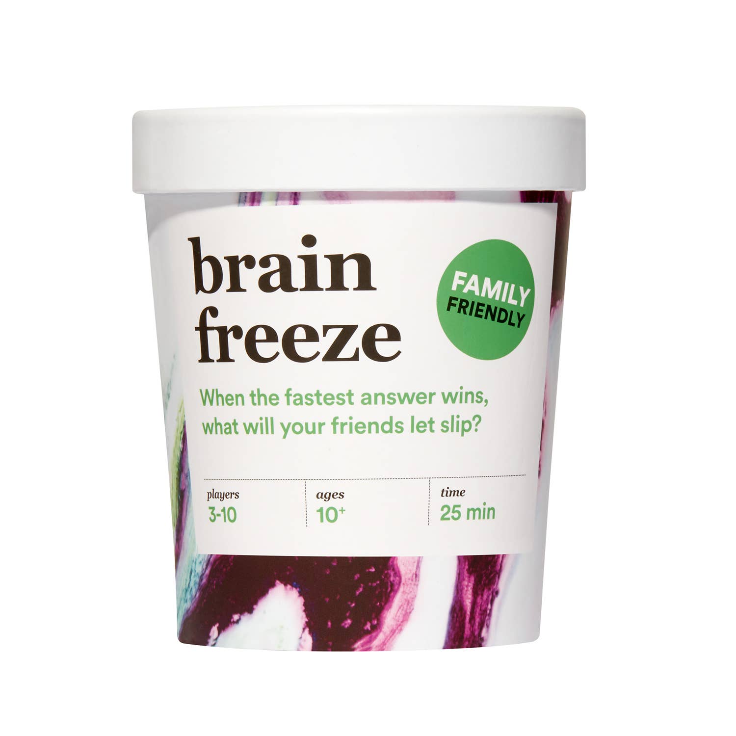 Brain Freeze Family Game: The Speak - Before - You - Think Game - DIGS