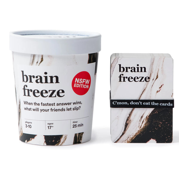 Brain Freeze: The Speak - Before - You - Think Game, NSFW Edition - DIGS