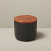 Brampton Stoneware Canisters: Black - DIGS