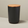 Brampton Stoneware Canisters: Black - DIGS