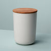 Brampton Stoneware Canisters: White - DIGS