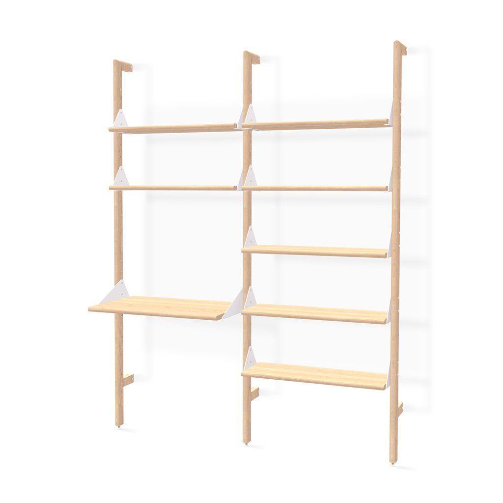 Branch - 2 Shelving Unit with Desk - DIGS