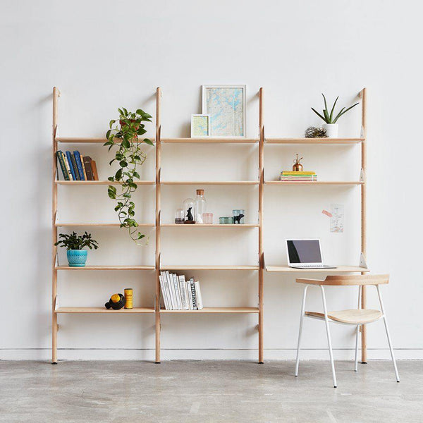 Branch - 3 Shelving Unit with Desk - DIGS