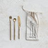 Brass Appetizer Cutlery Set - DIGS