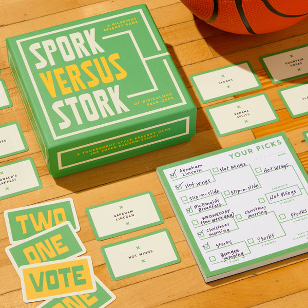 Brass Monkey Spork Versus Stork Social Game - DIGS