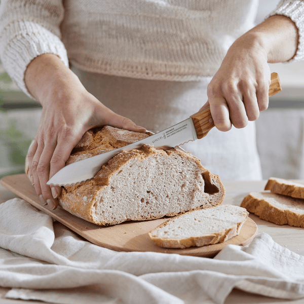 Bread Knife with Olive Wood - DIGS