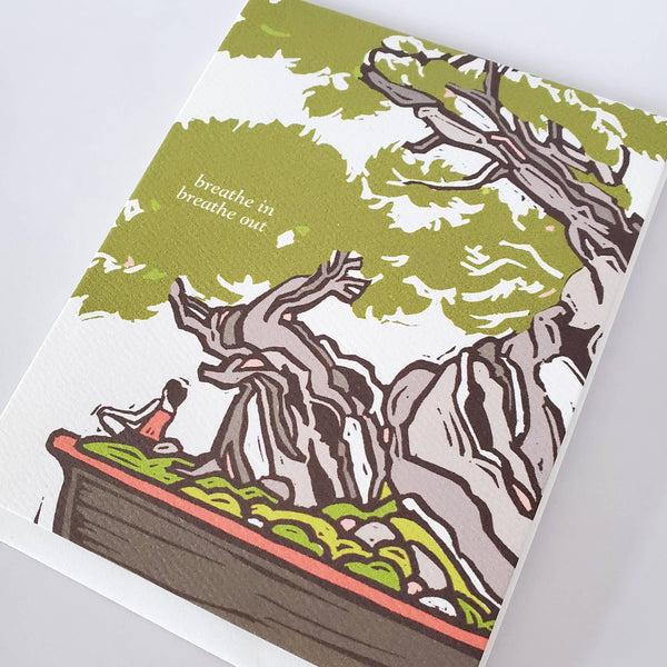 Breathe In/Out Encouragement Card - DIGS