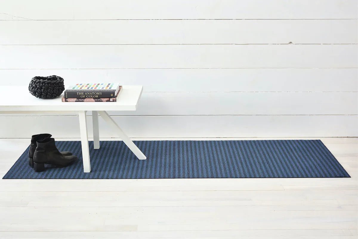 Breton Stripe Shag Floor Mat - DIGS