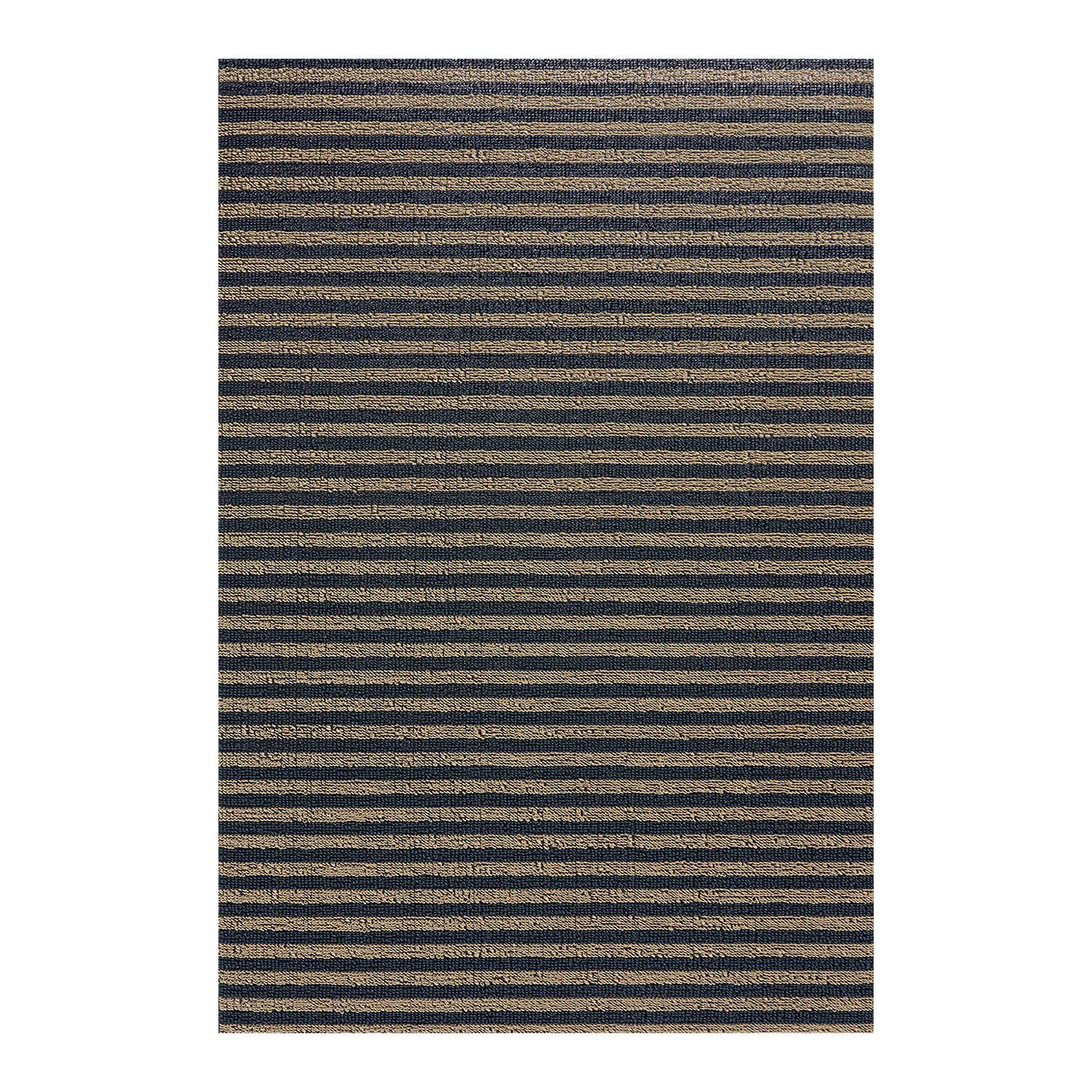 Breton Stripe Shag Floor Mat - DIGS