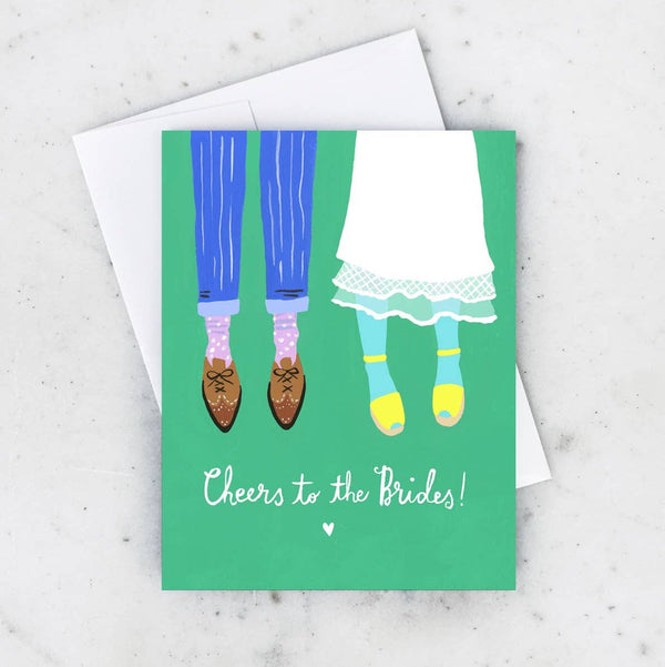 Bride & Bride Shoes Wedding Card - DIGS