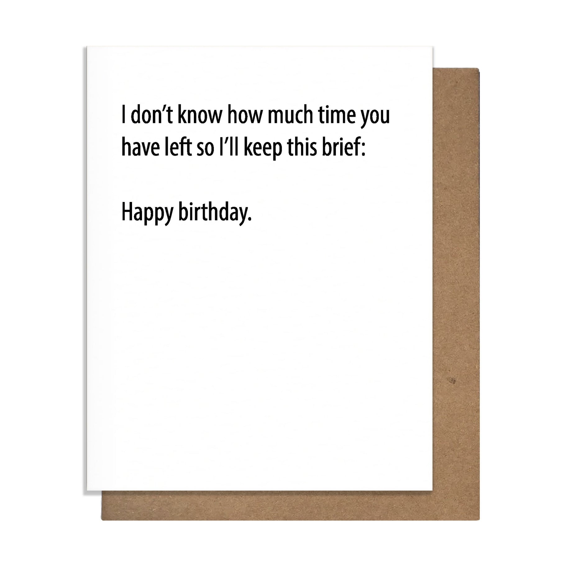 Brief Birthday Card - DIGS