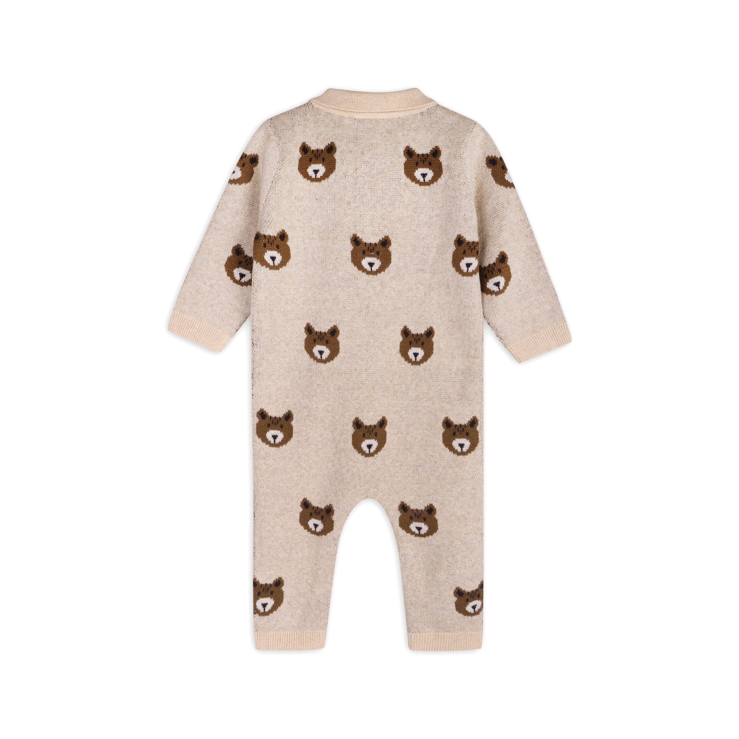 Brown Bear Sweater Knit Jumpsuit - DIGS