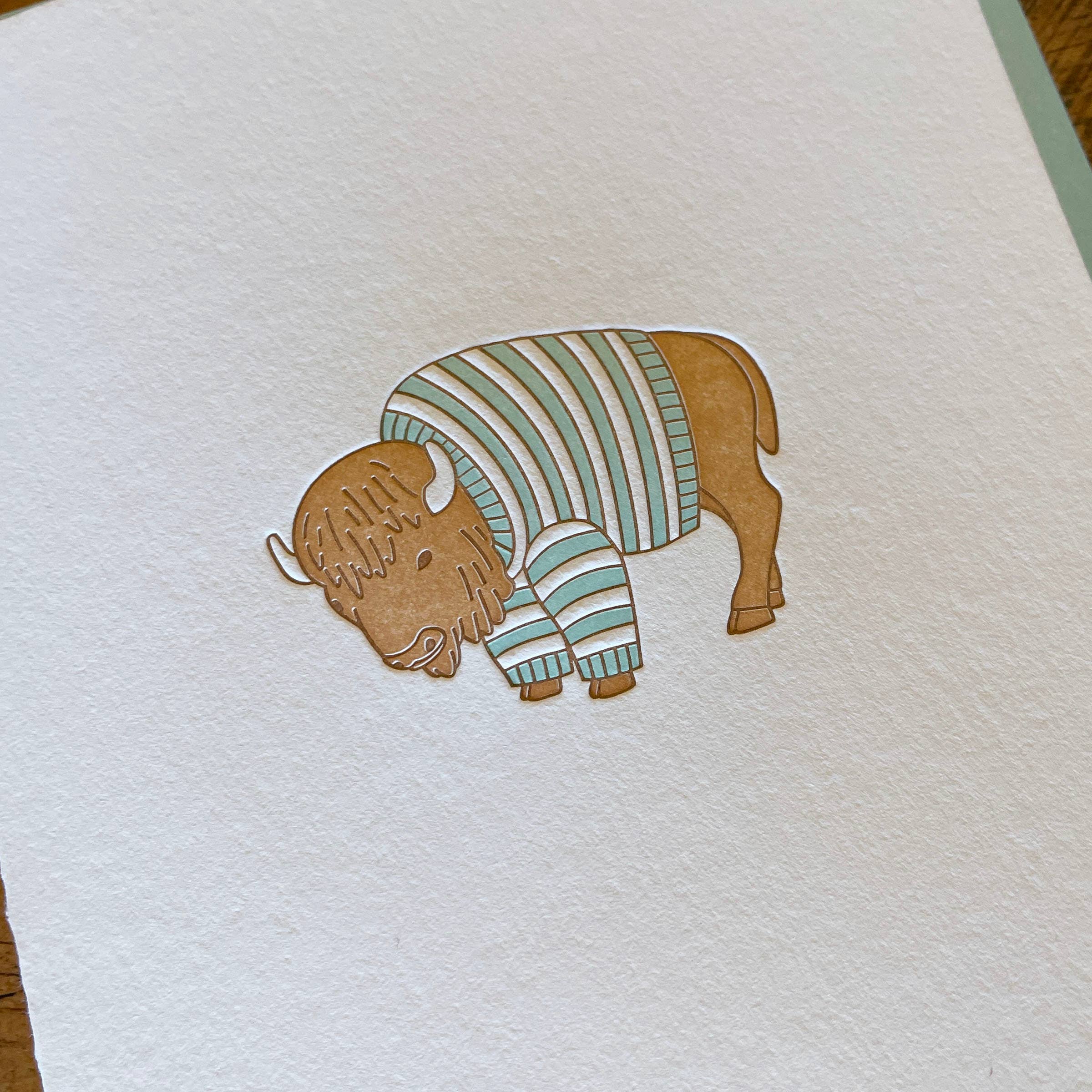 Buffalo Sweater Card - DIGS