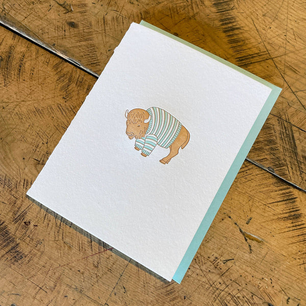 Buffalo Sweater Card - DIGS