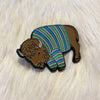 Buffalo Sweater Enamel Pin - DIGS
