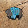 Buffalo Sweater Enamel Pin - DIGS
