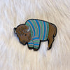 Buffalo Sweater Enamel Pin - DIGS