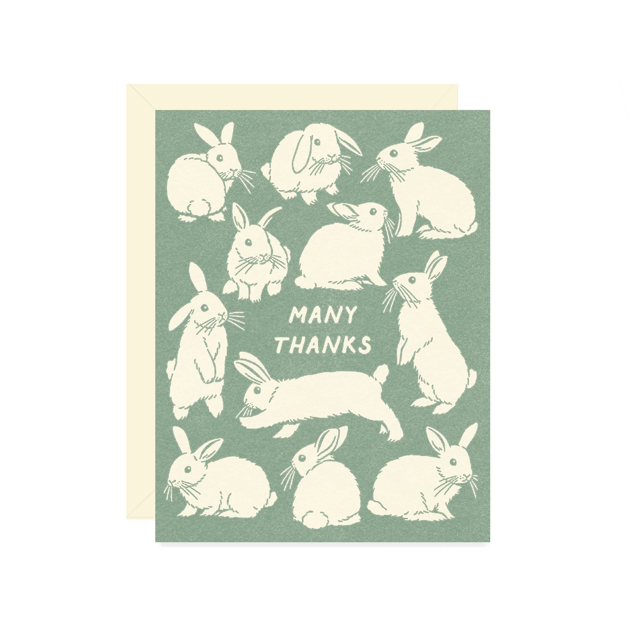 Bunch of Bunnies Thank You Card - DIGS