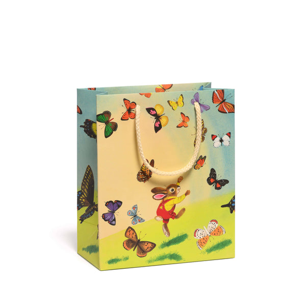 Bunny and Butterflies Medium Gift Bag - DIGS