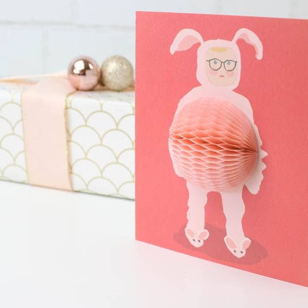 Bunny Suit Pop-up Card - DIGS