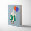 Bunny with Balloons Card - DIGS