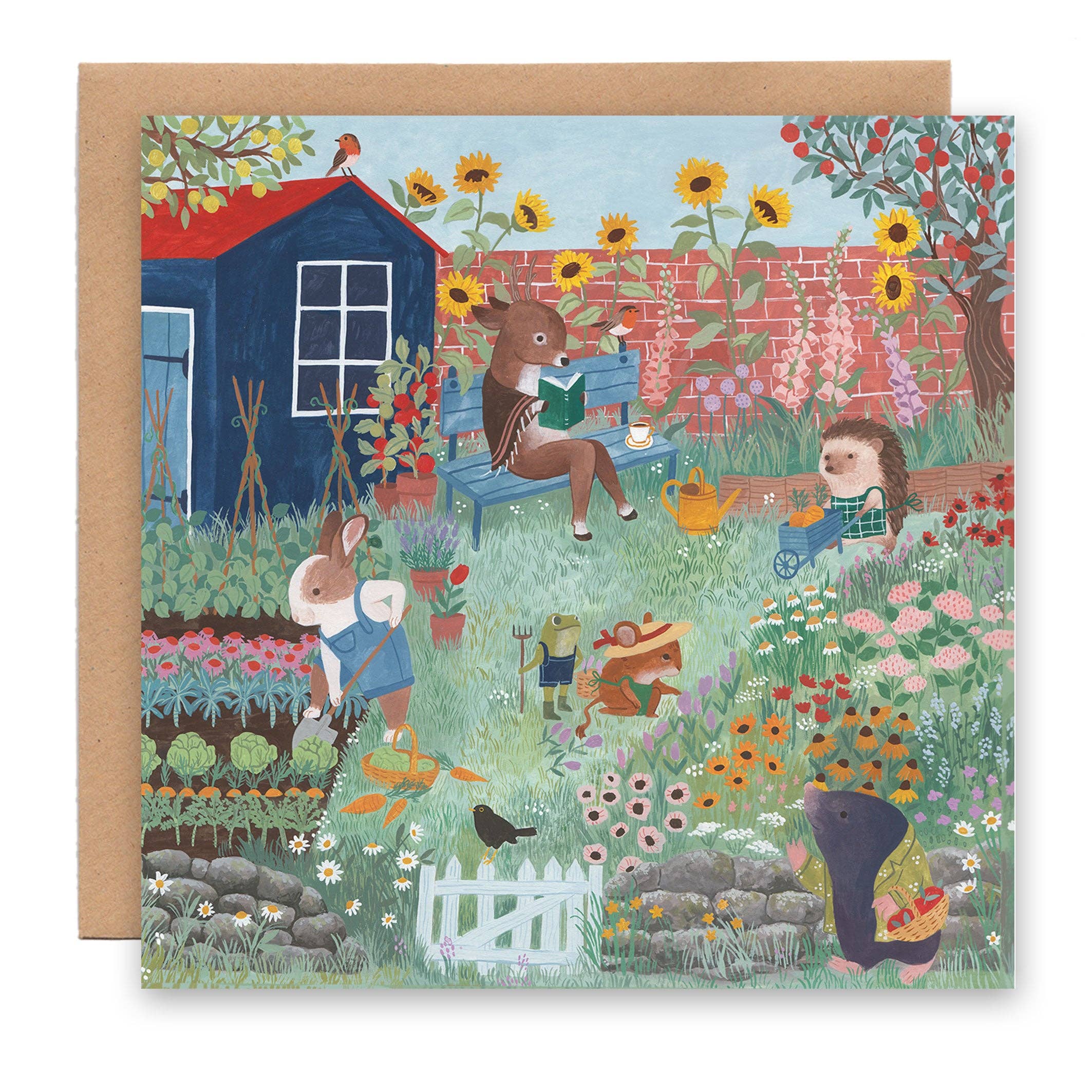 Busy Garden Card - DIGS