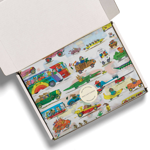 Busytown Cars Tissue Paper - DIGS