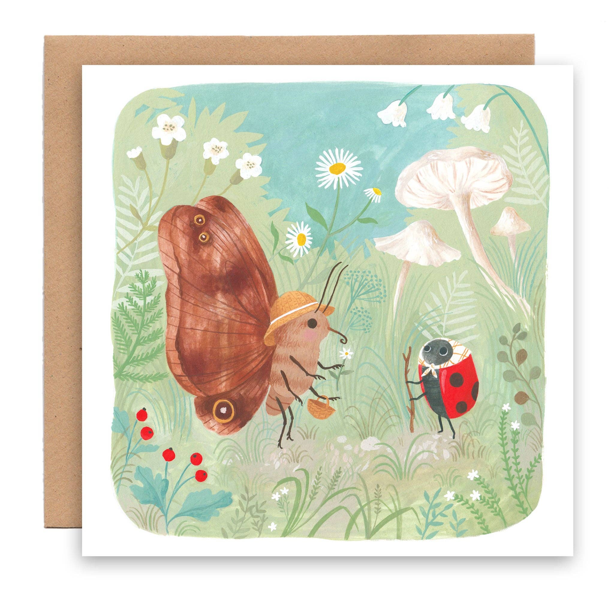 Butterfly and Ladybug Card - DIGS