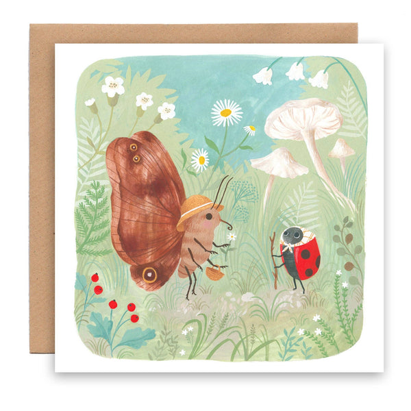 Butterfly and Ladybug Card - DIGS