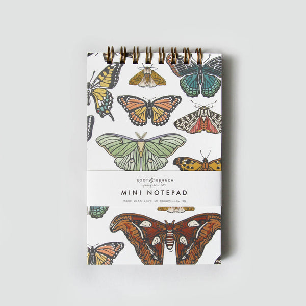 Butterfly + Moth Mini Spiral Notepad - DIGS