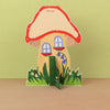 Toadstool Cottage 3D Die-Cut Card