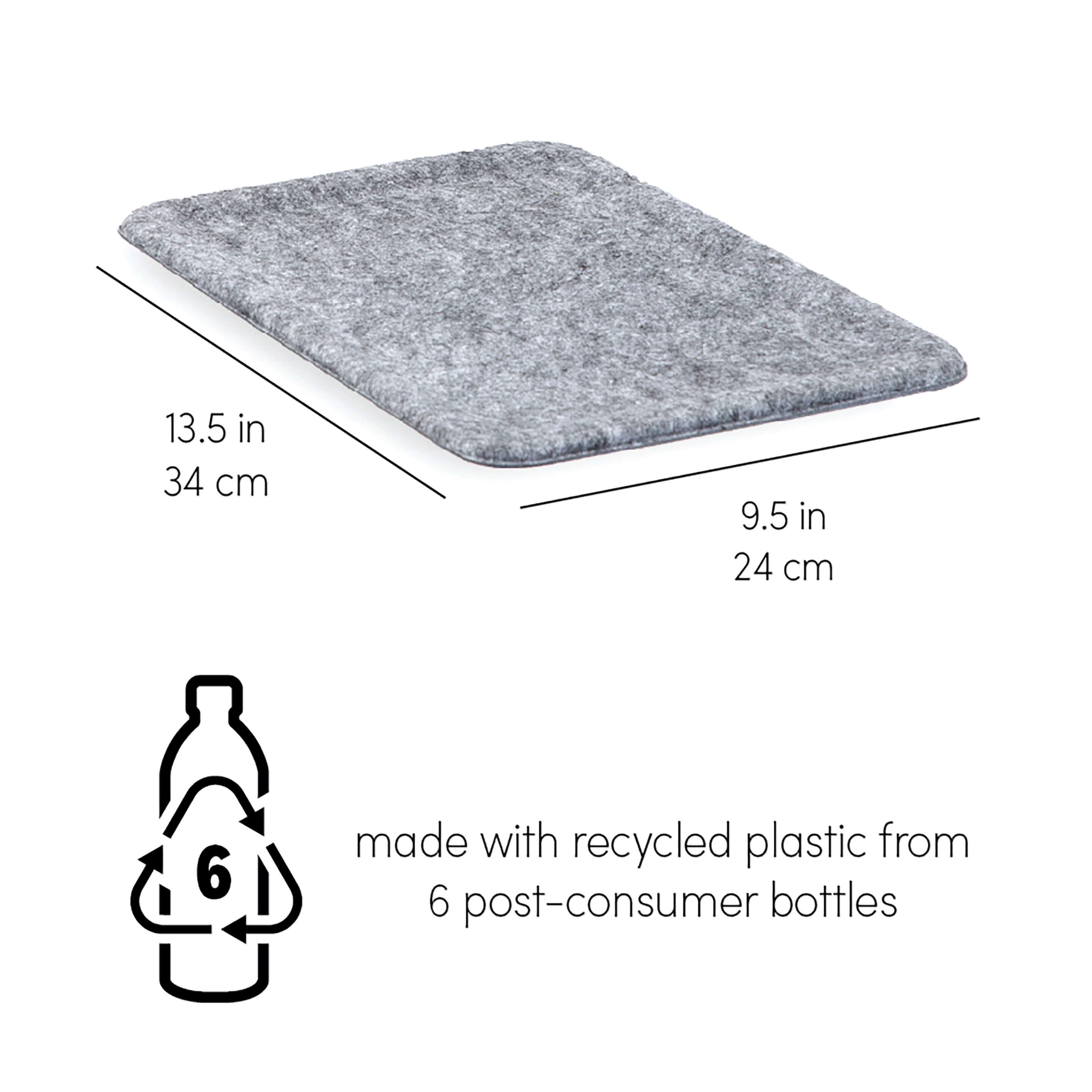 ReSTAK Recycled Felt Medium Bin Lid