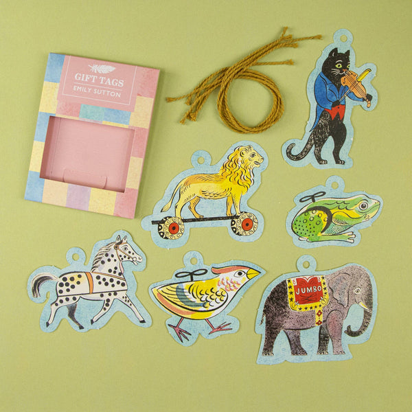 Tin Toy Gift Tags