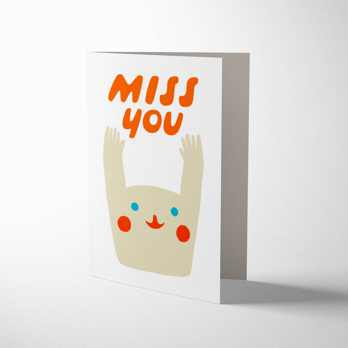 Miss You Hug Card